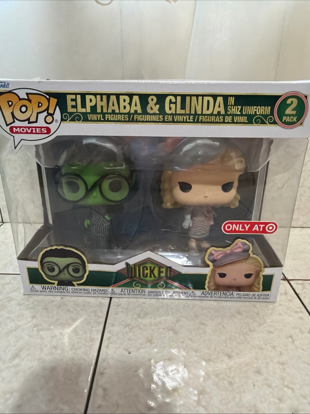 NEW! Wicked Elphaba & Glinda Funko Pop Figure Set